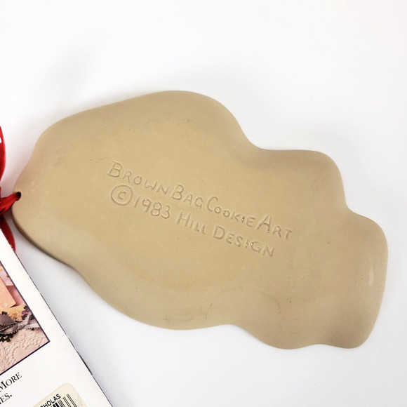 NEW!! 1983 Vtg Brown Bag Cookie Art St. Nicholas Cookie Craft Mold Santa Claus - Picture 3 of 6